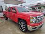 2014 RED Chevrolet Silverado 1500 1LT Crew Cab 2WD (3GCPCREC4EG) with an 5.3L V8 F OHV 16V engine, 6-Speed Automatic transmission, located at 503 West Court, Seguin, TX, 78155, (830) 379-3373, 29.568621, -97.969803 - 2014 Chevrolet Silverado 1500 LT Crew Cab 2WD with a 5.3L V8 F OHV 16V, Automatic, Tilt, Cruise, AM/FM Touchscreen Stereo, Power Windows, Locks, Seat and Side Mirrors, Bluetooth, Dual Climate Control, Tinted Windows, Alloy Wheels, Trailer Towing, Backup Camera, Bumper Sensors, Rear Defroster and mor- Photo#1