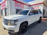 2016 WHITE Chevrolet Suburban LTZ 4WD (1GNSKJKC6GR) with an 5.3L V8 OHV 16V engine, 6A transmission, located at 503 West Court, Seguin, TX, 78155, (830) 379-3373, 29.568621, -97.969803 - 2016 Chevrolet Suburban LTZ 4WD with a 5.3L V8 OHV 16V, Automatic, Tilt, Cruise, AM/FM Touchscreen Stereo, Power Windows, Locks, Seat and Side Mirrors, Bluetooth, Leather Seating, Rear Entertainment System, Dual Climate Controls, Rear A/C, Power Sunroof, Power Rear Hatch, Heated and Cooled Seats, Ru- Photo#0